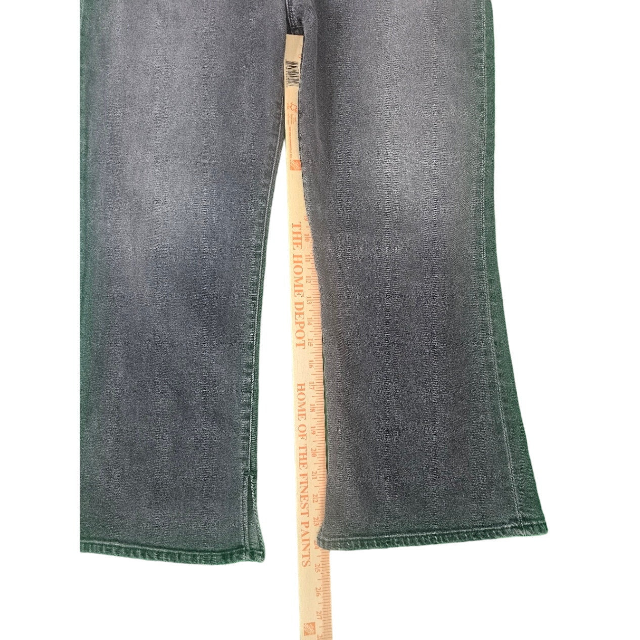 NWT Womens Hudson Jeans | 34 Demetria Blair High Rise Boot Cut Crop | Black