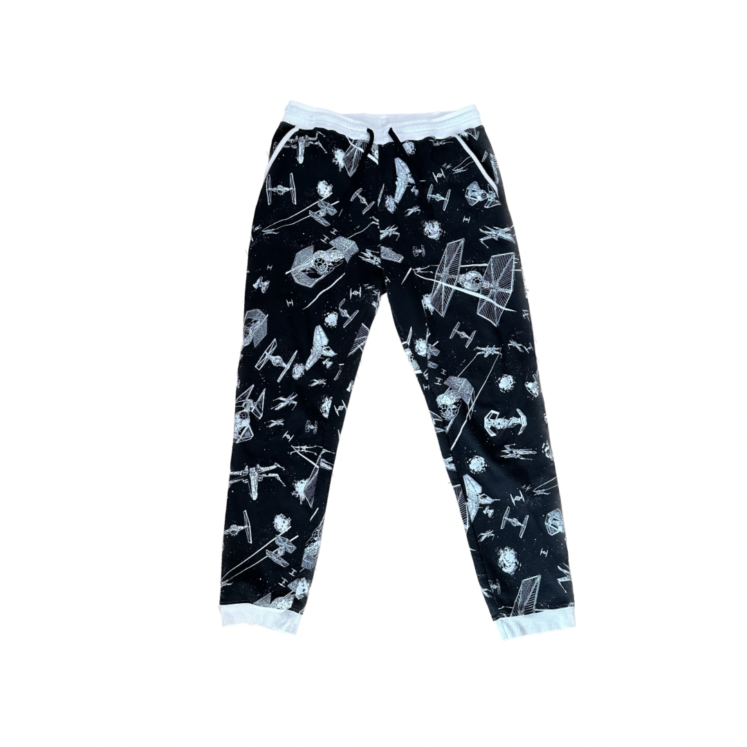 Pre-Owned Star Wars Print Sweats Size XXL