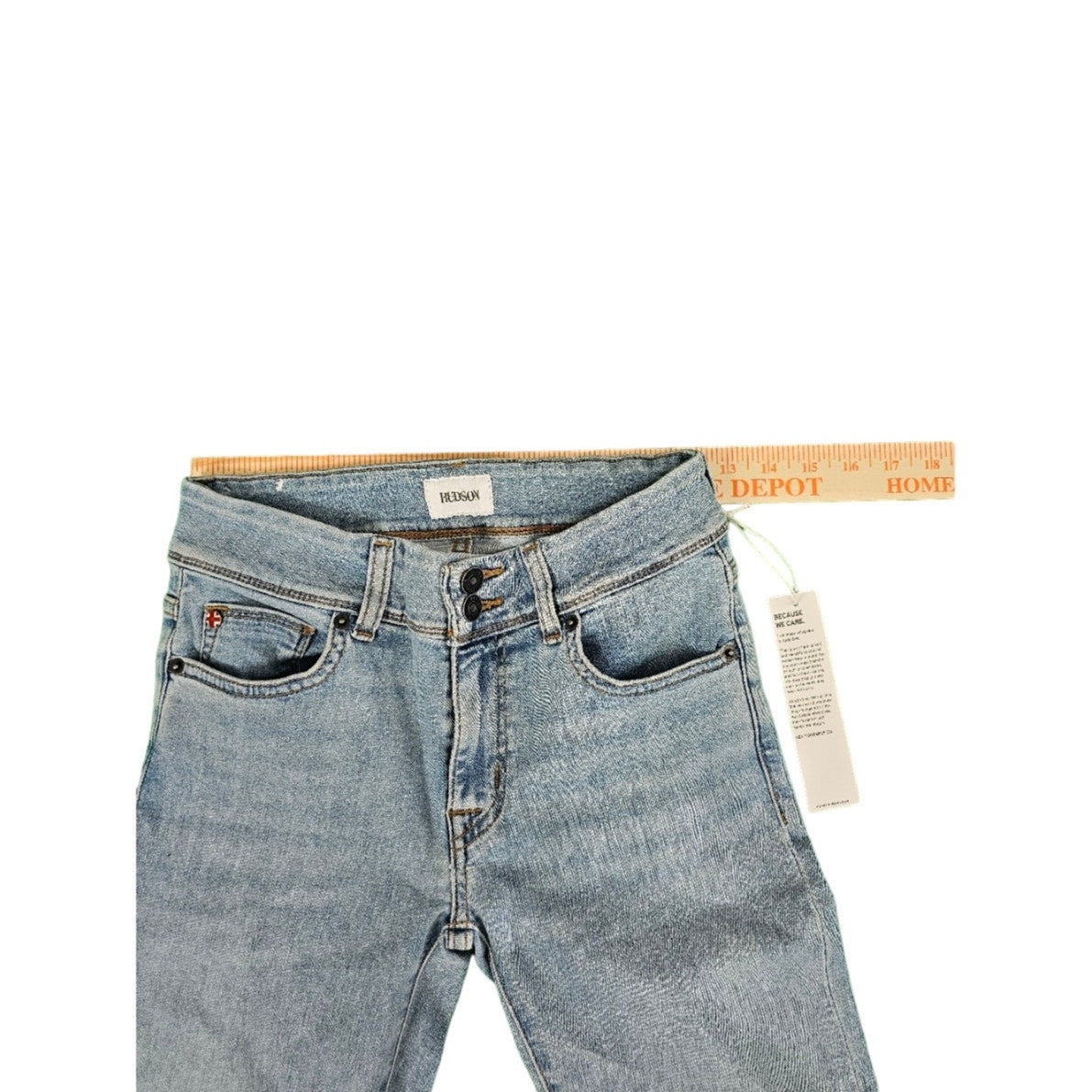 New Womens Hudson Jeans | size 26 | Crop Ginny Straight |  Light Blue