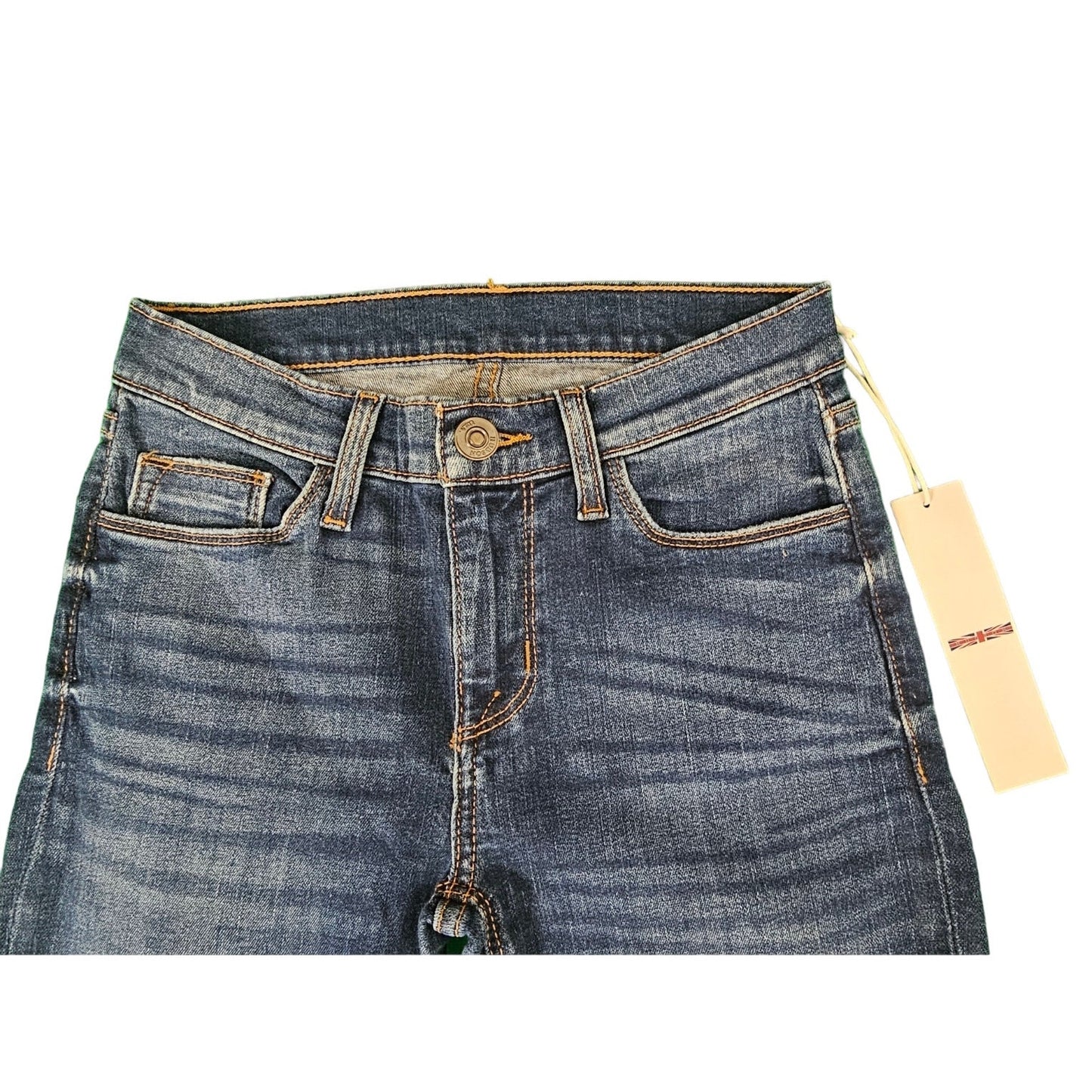 New Women's Hudson Jeans | Size 24 | Krista Super Skinny | Indigo Blue