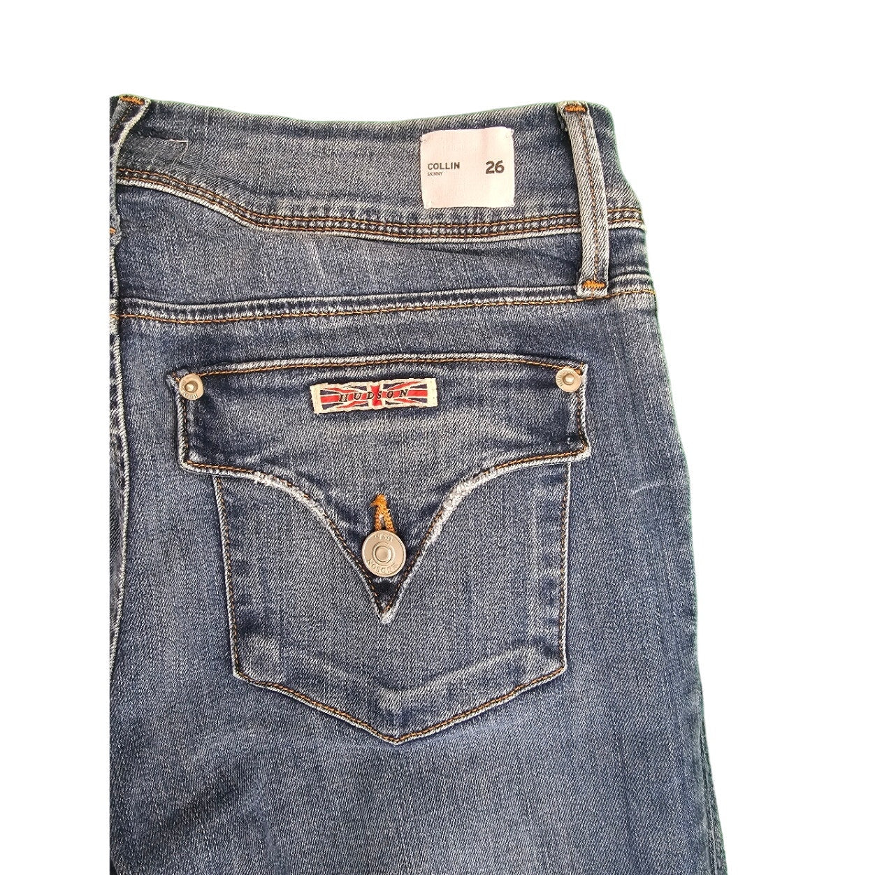 NWT Womens Hudson Jeans |  size 26 Collin Skinny | Blue