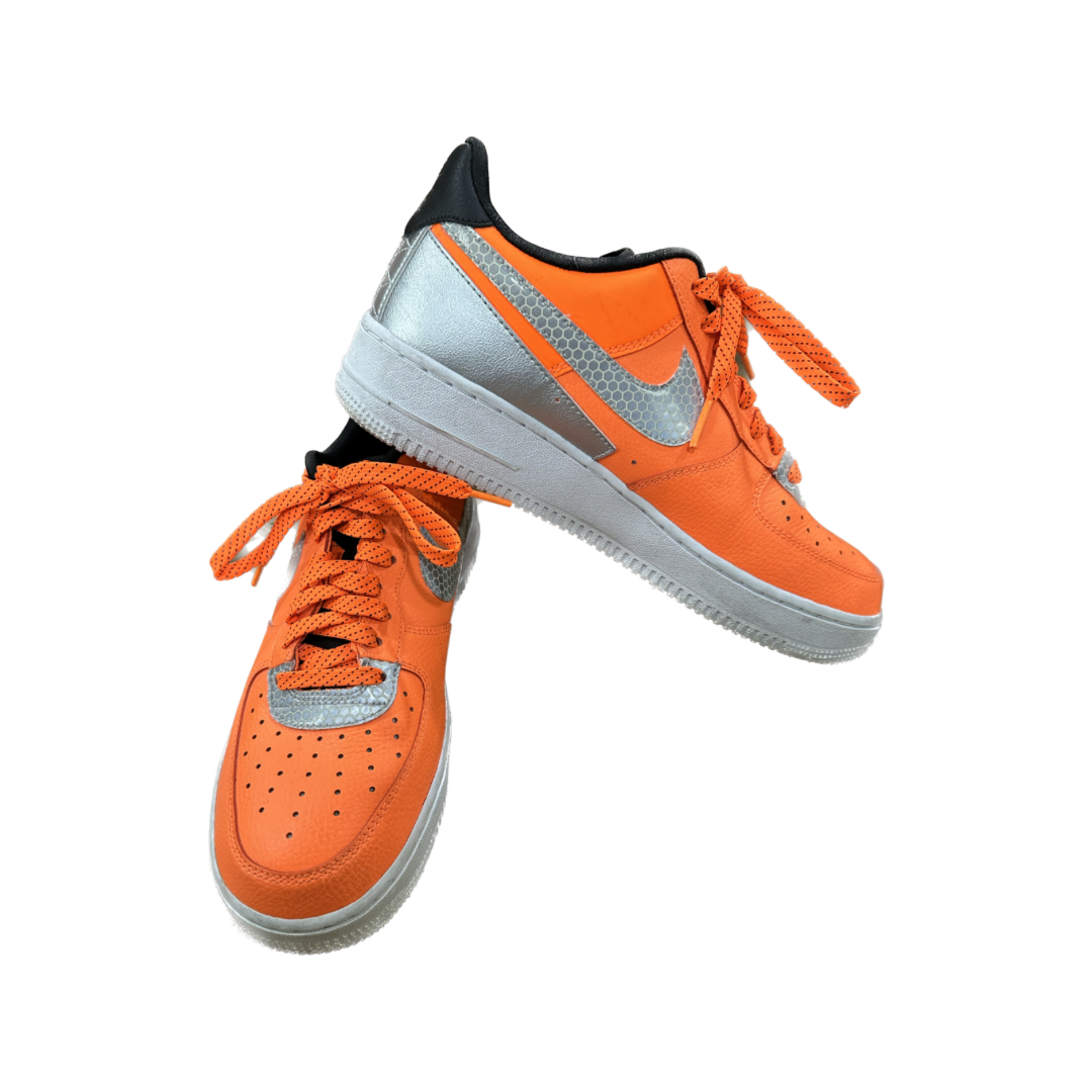 Pre-Owned Nike 3MxAir Force 1 Total Orange Size 9