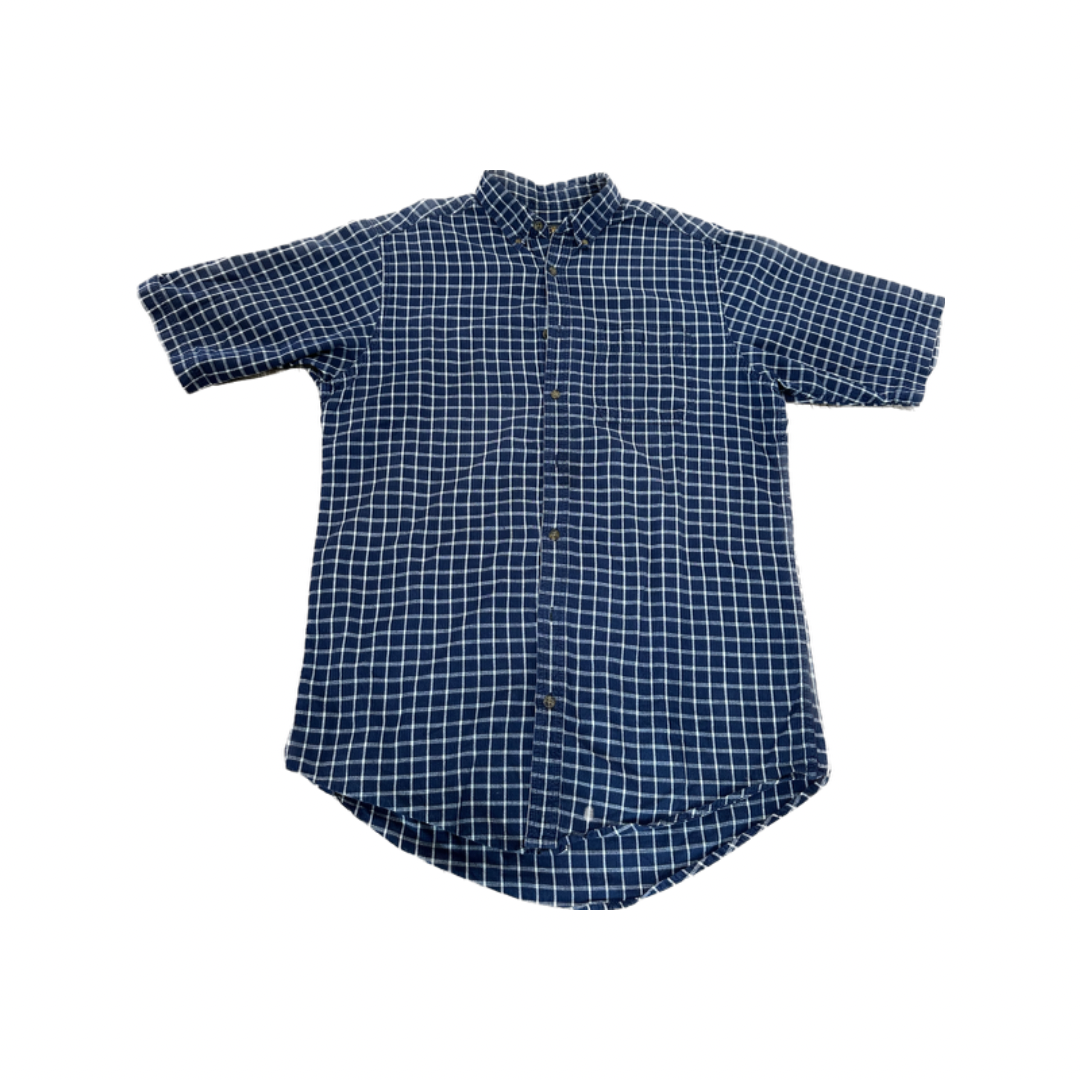 Pre-Owned Woolrich Plaid Button Up Size L Tall