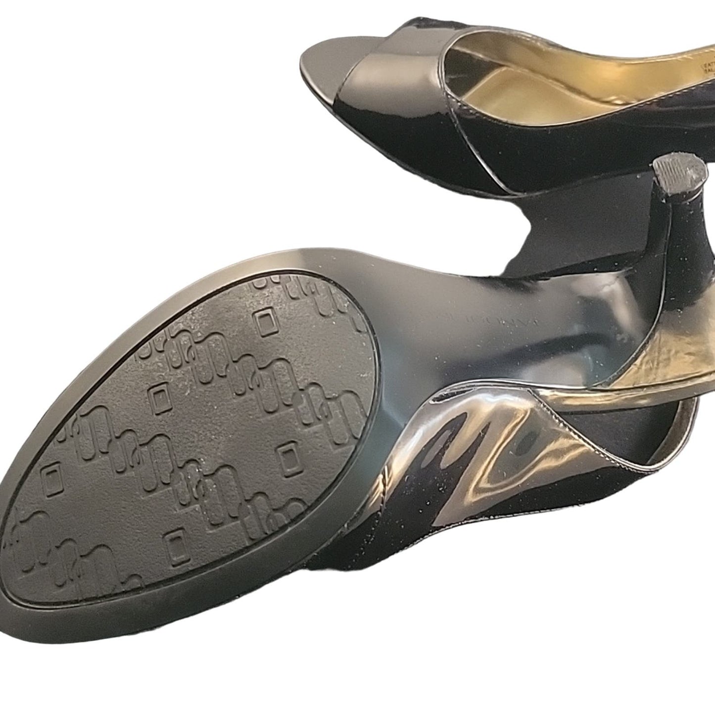 BANDOLINO | Black Pattent Leather Heel | sz 8.5