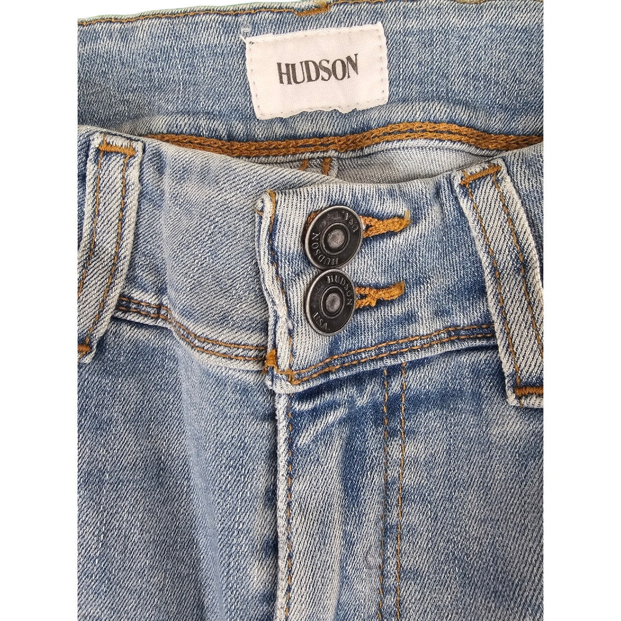 New Womens Hudson Jeans | size 26 | Crop Ginny Straight |  Light Blue