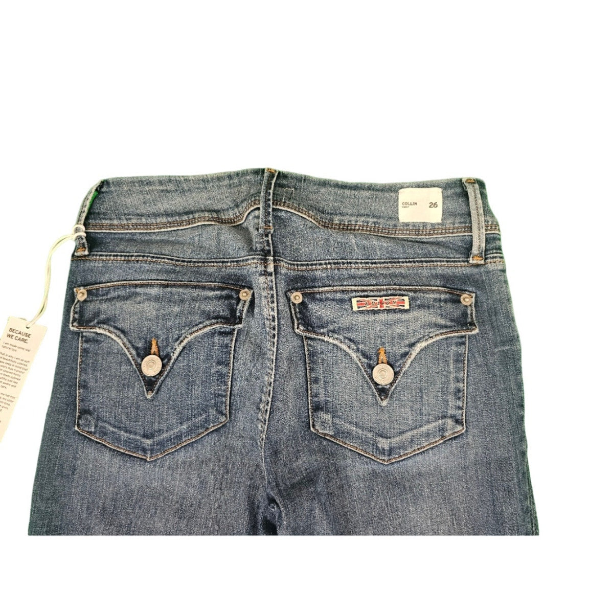 New Women's Hudson Jeans | Size 26 | Collin Skinny | Blue