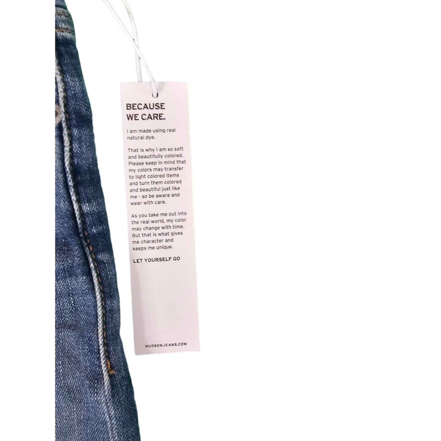 New Women's Hudson Jeans | Size 26 | Collin Skinny | Blue