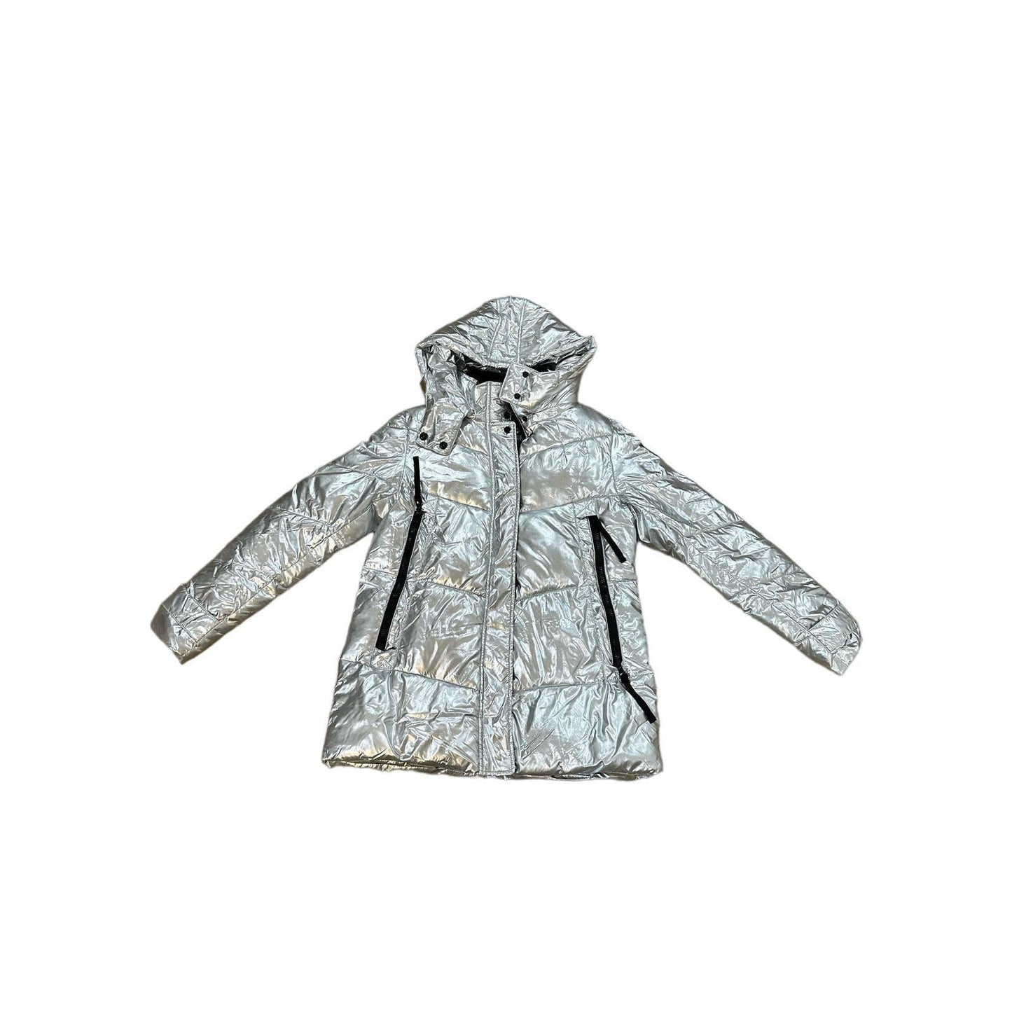 Vince Camuto Metallic Puffer Coat Size M